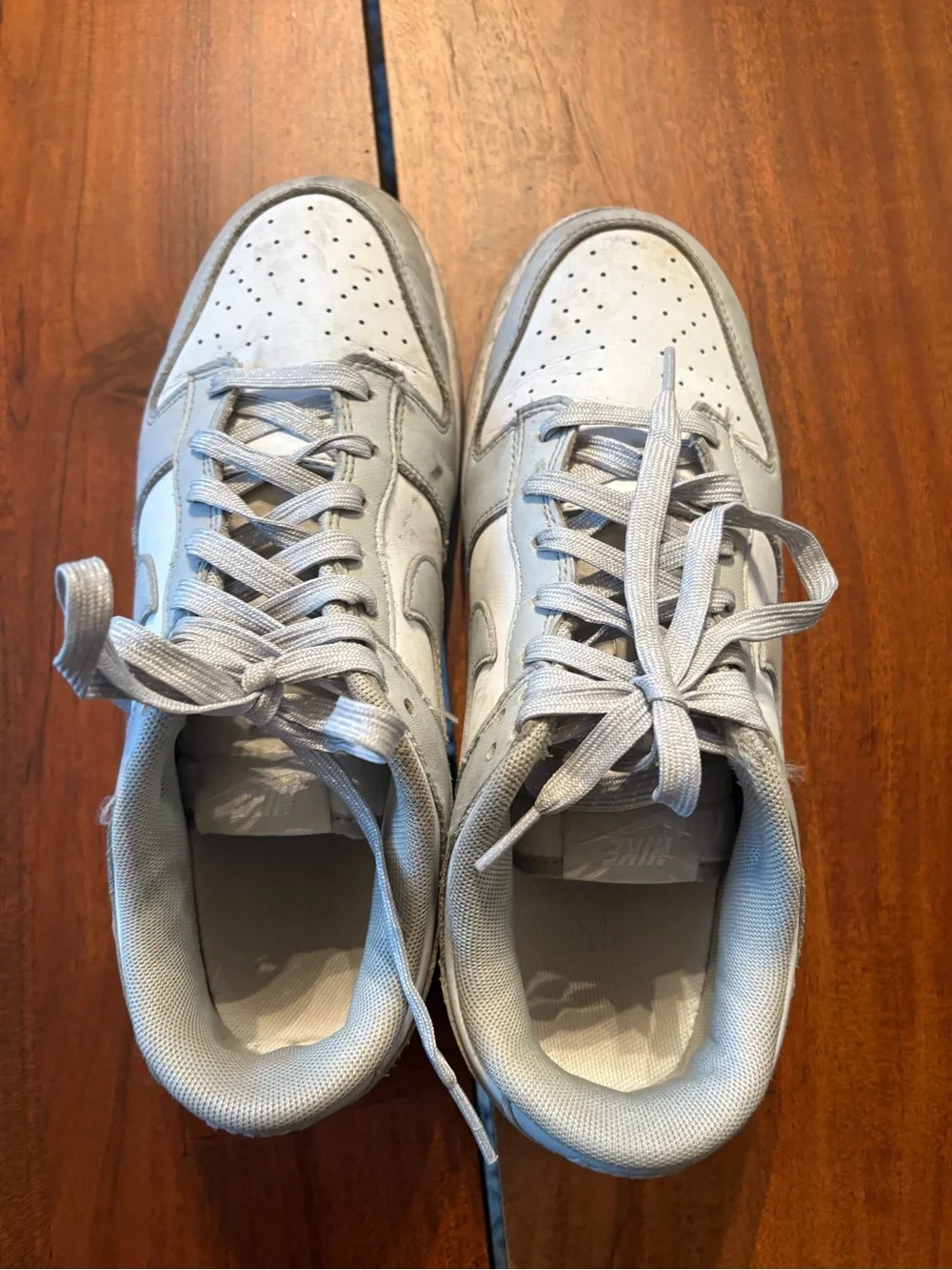 Nike Men’s Dunks - Light Gray & White